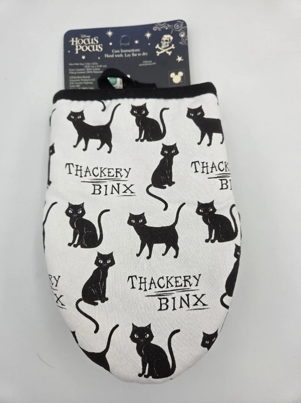 Disney Hocus Pocus Thackery Binx Oven Mini Mitts Set Of 2 Nwt